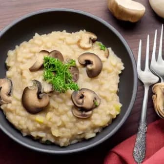 Title image for Mushroom Risotto