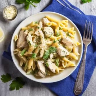 Title image for Chicken Alfredo Pasta