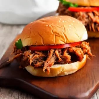 Title image for BBQ Pulled Pork Sandwiches