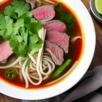 Title image for Beef Pho Noodle Soup