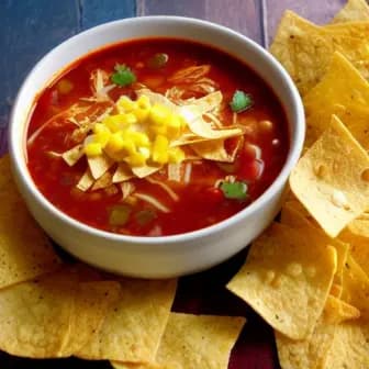 Title image for Chicken Tortilla Soup