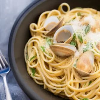 Title image for Clam Linguine