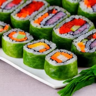 Title image for Vegetable Maki Rolls