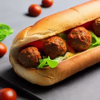 Title image for Beef Meatball Sub