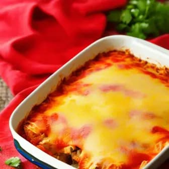 Title image for Chicken Enchilada Casserole