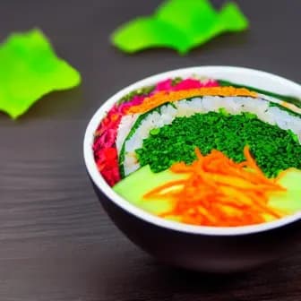 Title image for Vegetable Sushi Bowl