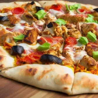 Title image for Chicken Shawarma Pizza