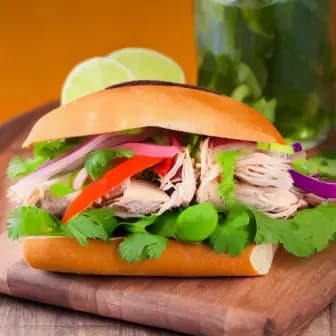 Title image for Chicken Banh Mi
