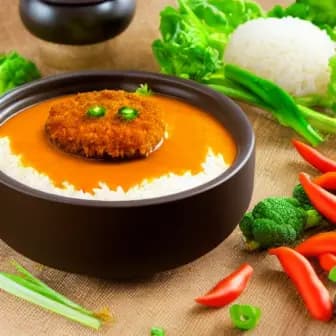 Title image for Vegetable Katsu Curry