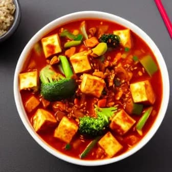 Title image for Vegetable Mapo Tofu