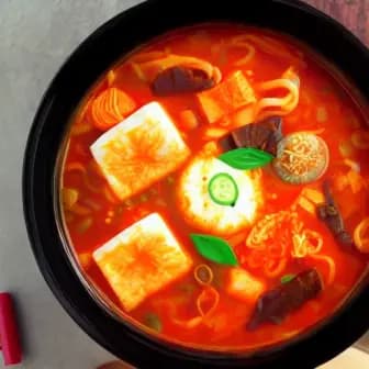 Title image for Korean Kimchi Stew (Kimchi Jjigae)