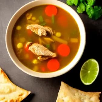 Title image for Chicken Harira Soup