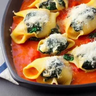 Title image for Chicken and Spinach Stuffed Shells