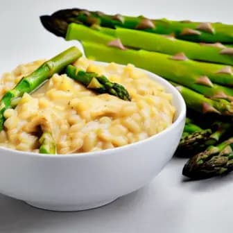 Title image for Chicken and Asparagus Risotto