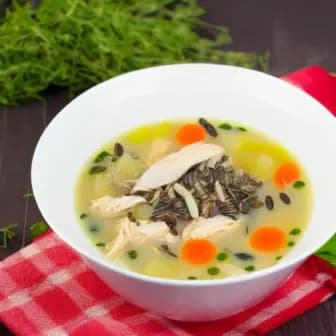 Title image for Chicken and Wild Rice Soup