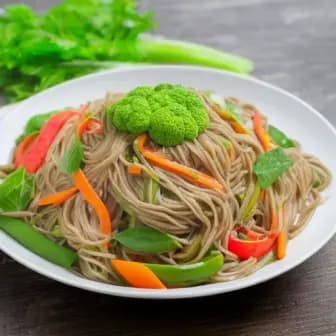 Title image for Vegetable Soba Noodle Salad