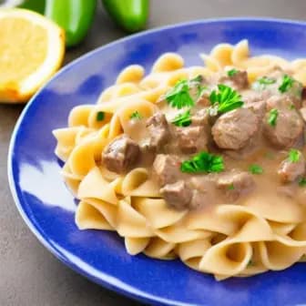 Title image for Beef Stroganoff