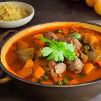 Title image for Lamb and Apricot Tagine