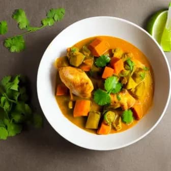Title image for Chicken and Sweet Potato Curry
