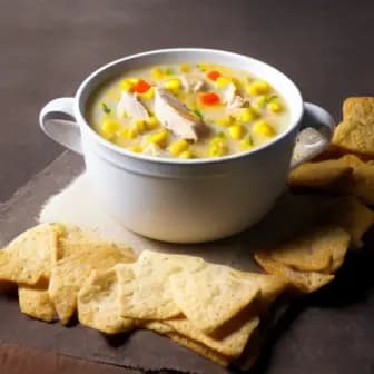 Title image for Chicken and Corn Chowder