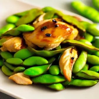 Title image for Chicken and Edamame Stir-Fry
