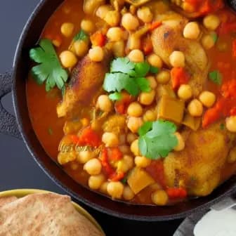 Title image for Chicken and Chickpea Tagine