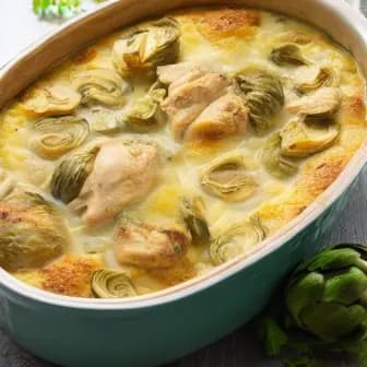 Title image for Chicken and Artichoke Casserole