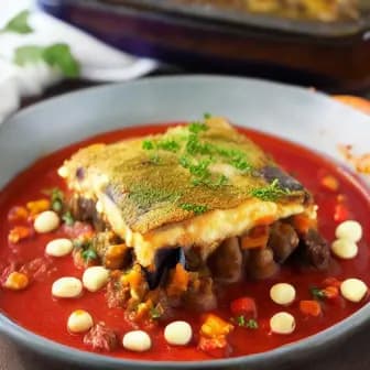 Title image for Beef and Eggplant Moussaka