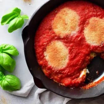 Title image for Eggplant Parmesan