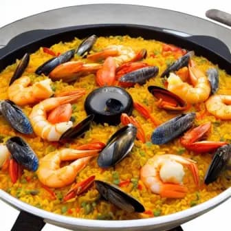 Title image for Seafood Paella