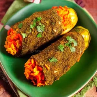 Title image for Vegetable Chiles Rellenos