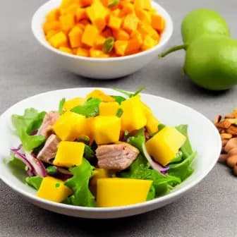 Title image for Pork and Mango Salad