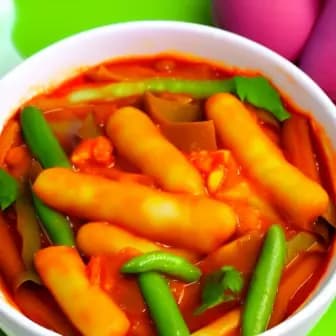 Title image for Vegetable Tteokbokki