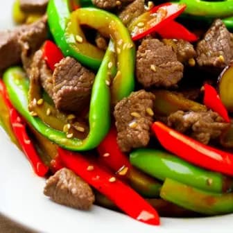 Title image for Beef and Eggplant Stir-Fry