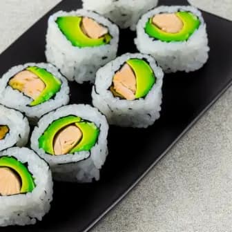 Title image for Chicken and Avocado Sushi Rolls