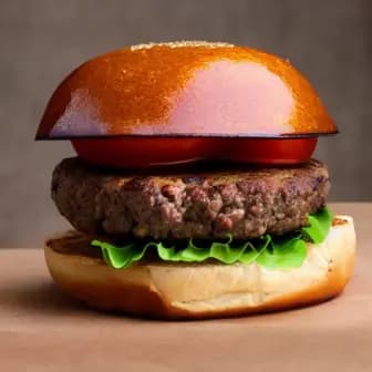 Title image for Lamb and Harissa Burger