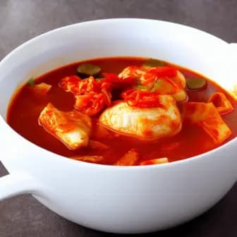 Title image for Chicken and Kimchi Stew