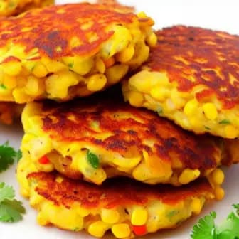 Title image for Chicken and Corn Fritters