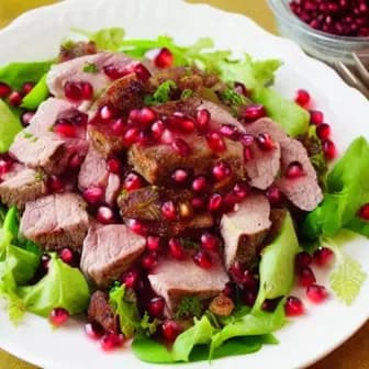 Title image for Lamb and Pomegranate Salad