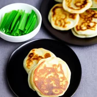 Title image for Pork and Scallion Pancakes