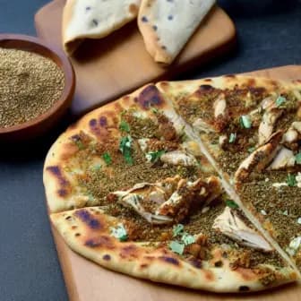 Title image for Chicken and Za'atar Flatbread