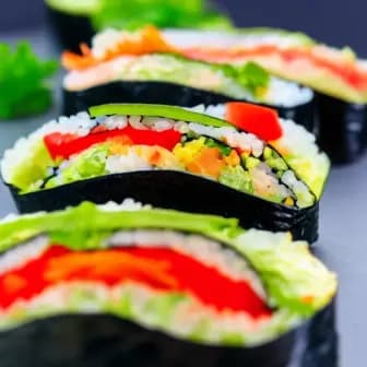 Title image for Vegetable Sushi Tacos