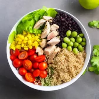 Title image for Chicken and Quinoa Salad Bowl