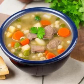 Title image for Lamb and Barley Soup