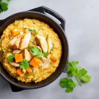 Title image for Chicken and Pumpkin Risotto