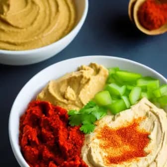 Title image for Chicken and Harissa Hummus Bowl