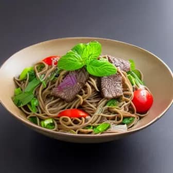 Title image for Beef and Soba Noodle Salad