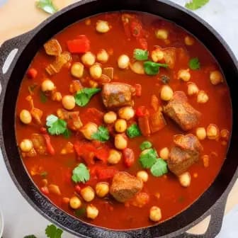 Title image for Lamb and Chickpea Tagine