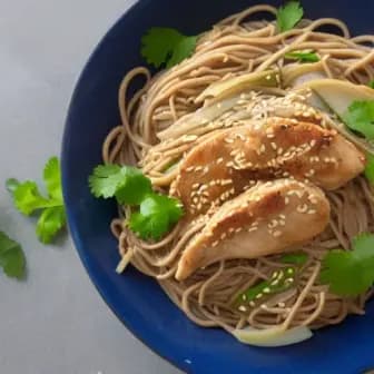 Title image for Chicken and Sesame Soba