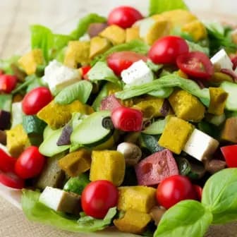 Title image for Vegetable Fattoush Salad